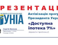 Проєктні пропозиції УНІА щодо активізації програми Президента України “Доступна іпотека 7%”